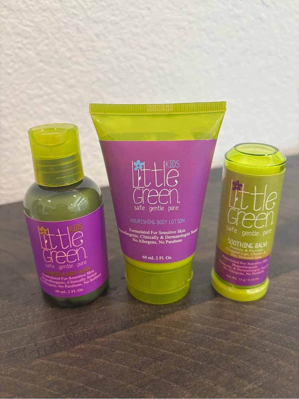 Little Green Kids Nourishing Travel Care Set